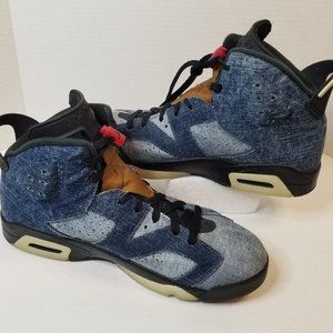 Nike Air Jordan 6 Retro Acid Washed Denim CT5350-401 US Men's 10.5 with Box